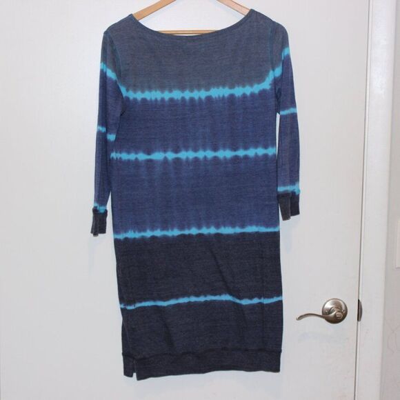 C&C California Cotton Blend Boat Neck Tie Dye Dress Women's Size S - Picture 2 of 12